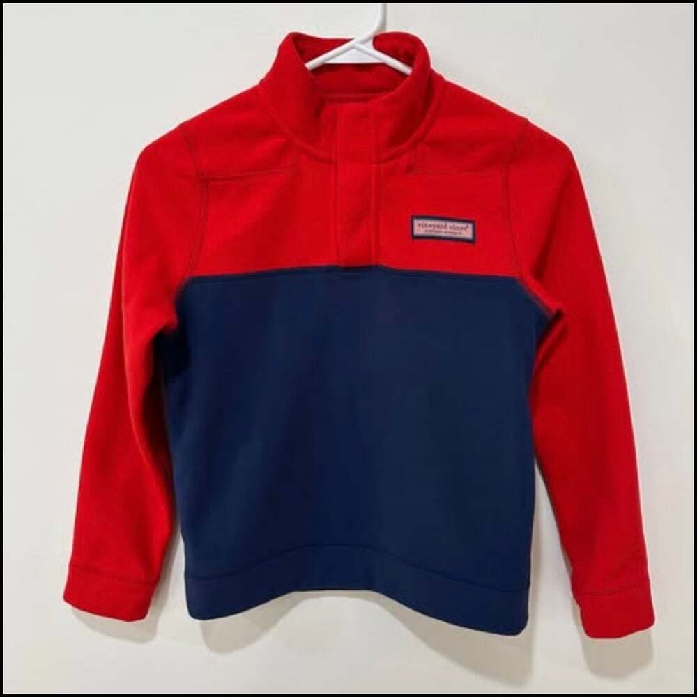 Vineyard Vines Boys’ Harbor Fleece Pullover S (8-10)